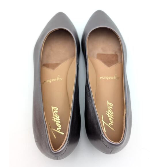 Trotters Signature Dressy Comfort Ballet Flats Silver Women's Size US8N EU39 - Picture 5 of 13